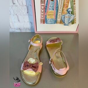 Pink Bow Kids Sandals